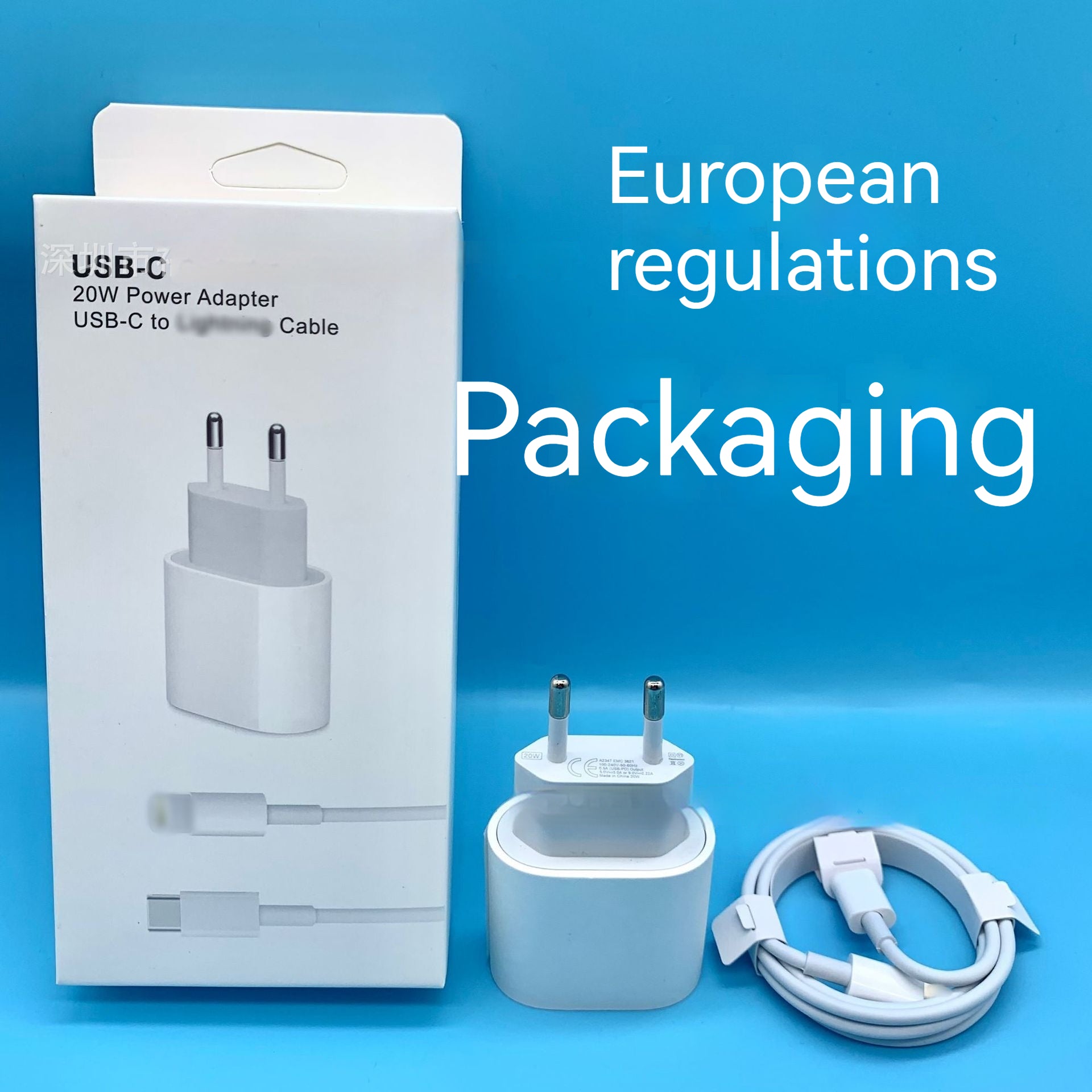 PD20w Charger 20W USB TYPE-C Charging Plug Data Cable